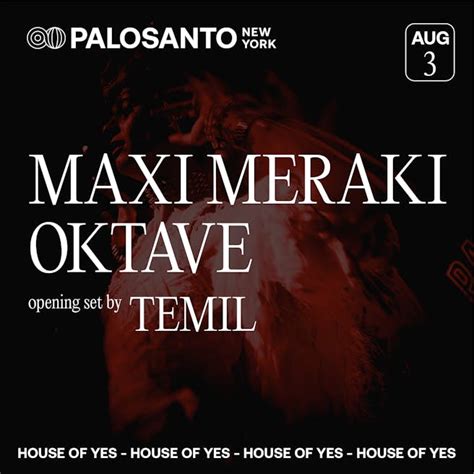 Palosanto at House of Yeess w/ Oktave, Jean Philippe, Mole, Temil